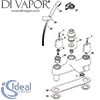 Ideal Standard Cerapl Duo Bath Shower Mixer 2H and Kit Spare Parts